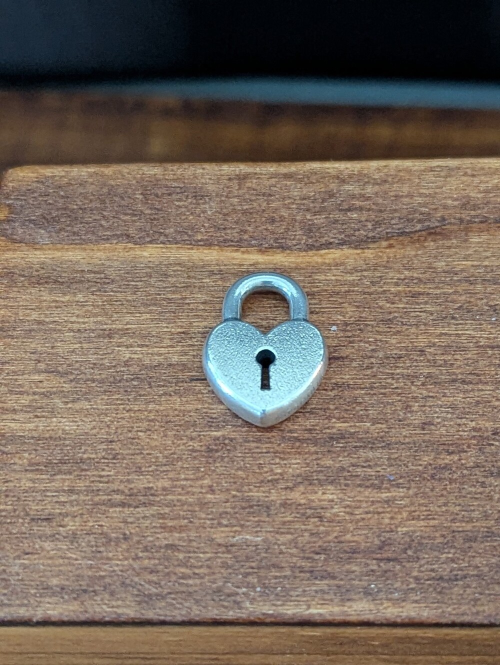 James Avery Retired Heart Lock Sterling Silver